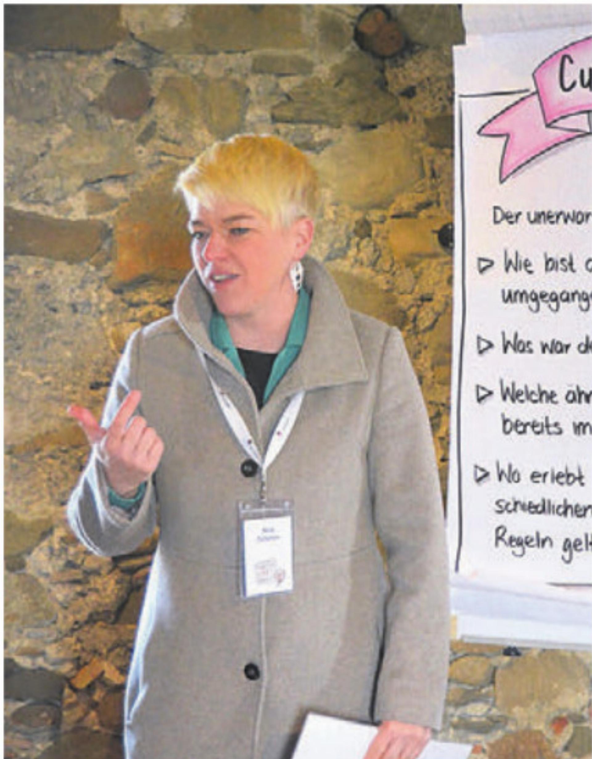 Coachin Nina Zuffellato. Bild: rwi - Das Bild wird blockiert. – Möglicherweise durch einen aktiven Adblocker.