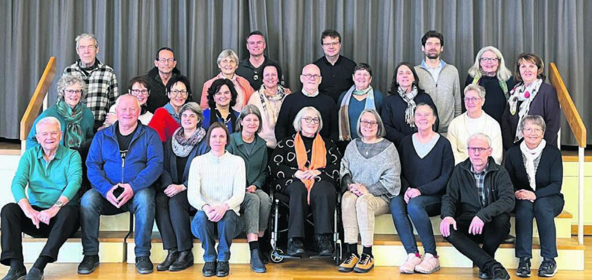 Im März haben die Sängerinnen und Sänger des Songria Chors Mutschellen ihre Konzerte in der Region. Bild: zg