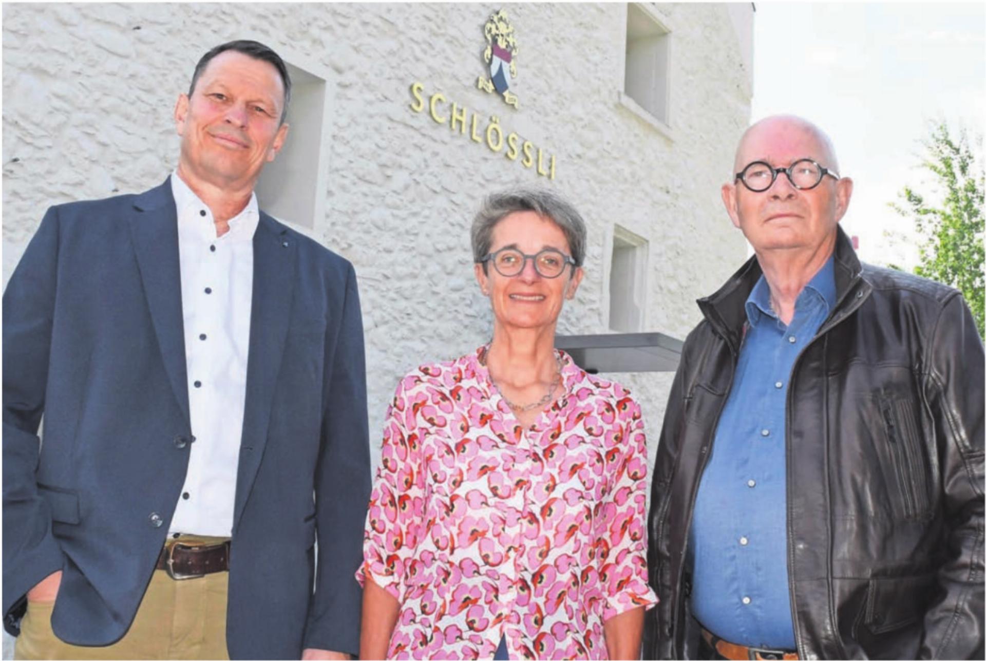 Mit Roland Vogt (links) und Claudia Hauri hat die SVP neu zwei Mitglieder im Gemeinderat. Geht es nach der Partei, soll Manfred Breitschmid nochmals antreten und einen dritten Sitz holen. Bild: Archiv/dm - Das Bild wird blockiert. – Möglicherweise durch einen aktiven Adblocker.