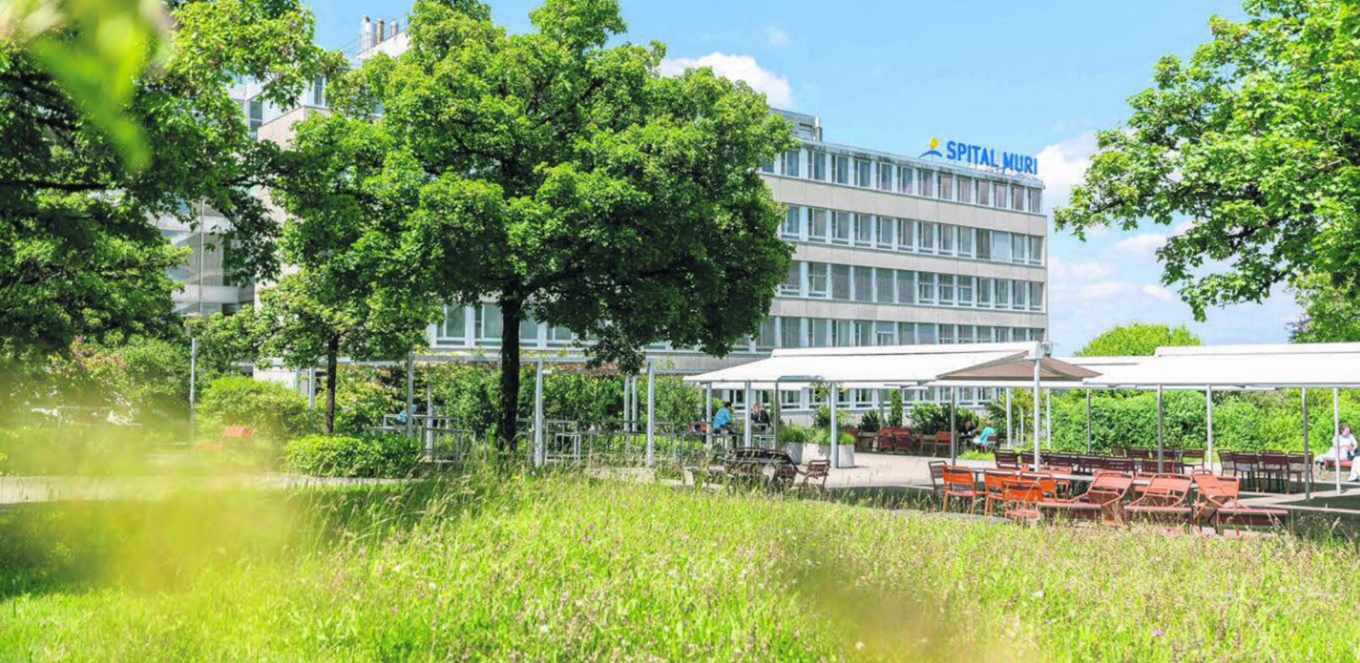 Eitel Sonnenschein am Spital Muri? Das Bild täuscht. Der Entscheid, die Geburtenabteilung zu schliessen, löst viel Echo aus. Bild: Spital Muri