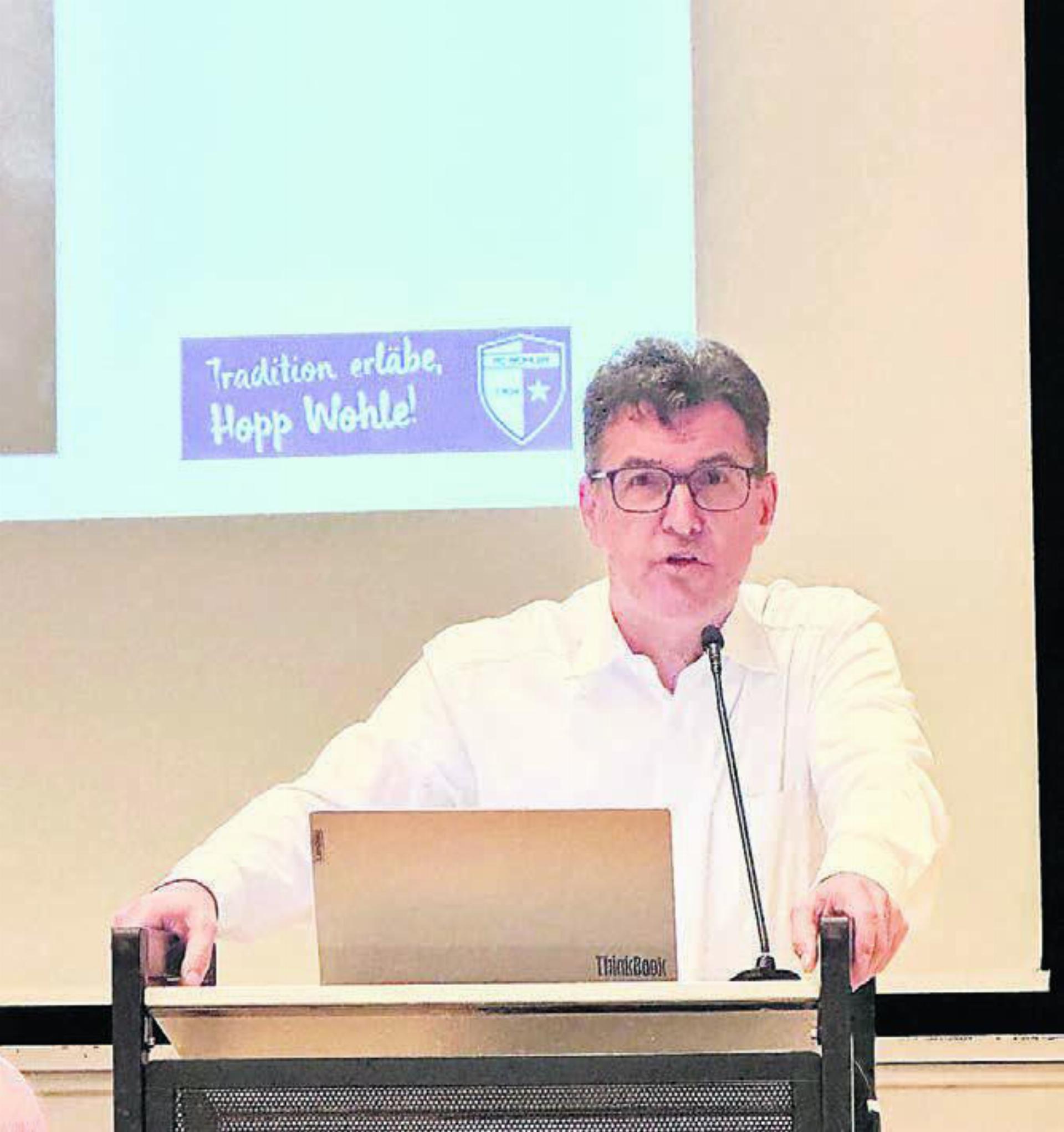 Liquidator André Richner verspricht, dass «saubere Sache» gemacht wird. In einem Jahr soll die FC Wohlen AG definitiv Geschichte sein. Bild: spr/Archiv