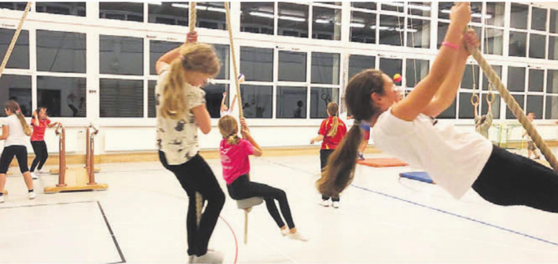 Die Jugendlichen hatten viel Spass bei der ersten offenen Turnhalle in Bünzen. Bild: zg - Das Bild wird blockiert. – Möglicherweise durch einen aktiven Adblocker.