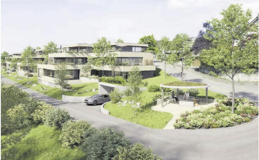Die Visualisierung zeigt, wie die Überbauung ungefähr aussehen wird. Die Visualisierung zeigt, wie die Überbauung ungefähr aussehen wird.