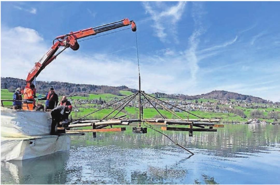 Die Diffusoren werden jährlich aus dem Wasser gezogen und gereinigt. In diesem Jahr sollen sie nun aber komplett ersetzt werden. Die Diffusoren werden jährlich aus dem Wasser gezogen und gereinigt. In diesem Jahr sollen sie nun aber komplett ersetzt werden.