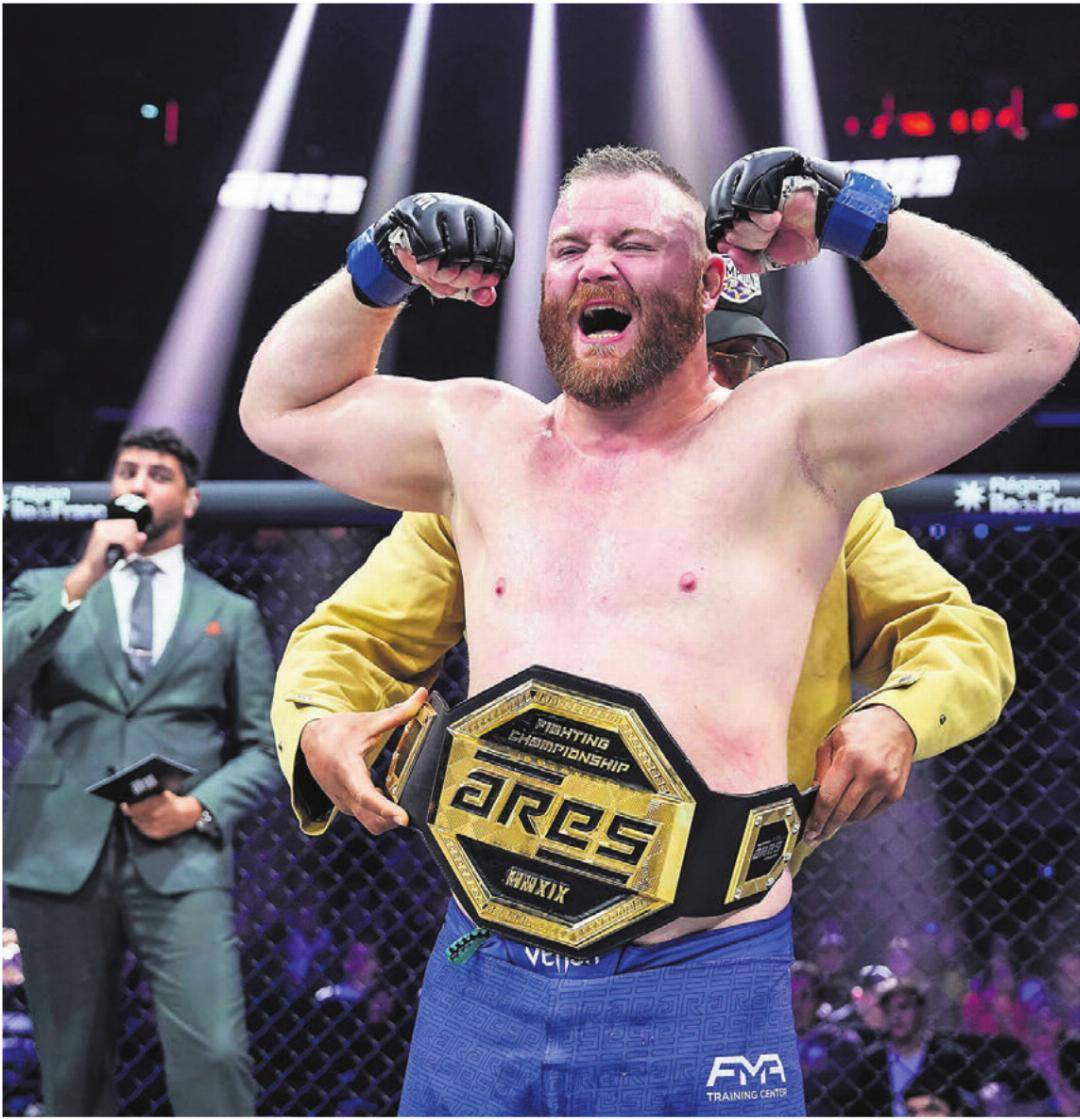 Vor wenigen Monaten holte er den «Ares»-Titel in der Schwergewichtsklasse in Frankreich. Eine der wichtigsten Trophäen, die es in Europa zu gewinnen gibt. Vor wenigen Monaten holte er den «Ares»-Titel in der Schwergewichtsklasse in Frankreich. Eine der wichtigsten Trophäen, die es in Europa zu gewinnen gibt.