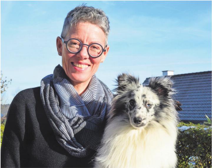Mit ihren Hunden kann Franziska Baggenstos bestens abschalten – sie sind ihr Ausgleich zum Alltag. Bild: Annemarie Keusch