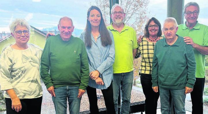 Sie sind Teil des aktuellen Seniorenrates (von links): Lea Santucci, Peter Unternährer, Gemeinderätin Natascha Brunold, Eugen Karli, Carmen Hedinger, Hans Ryffel und Emilio Monte. Bild: zg Sie sind Teil des aktuellen Seniorenrates (von links): Lea Santucci, Peter Unternährer, Gemeinderätin Natascha Brunold, Eugen Karli, Carmen Hedinger, Hans Ryffel und Emilio Monte. Bild: zg