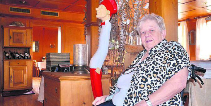 Ruth Bruderer, Gastgeberin im ewige Liechtli in Werd. Bild: tst
