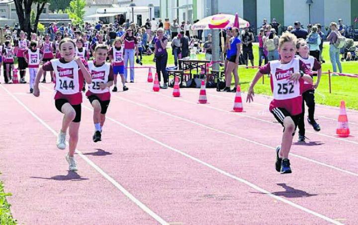 Rasant unterwegs: Die Kinder des STVB am Jugitag. Bild: zg