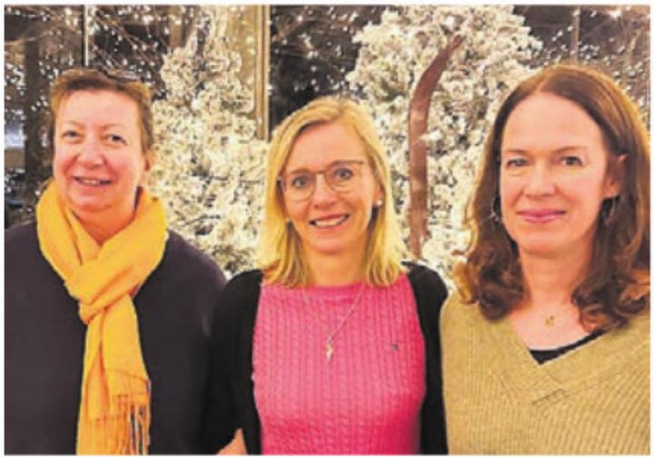 Biggi Winteler, Sonja Schneidebauer und Martina Eller (v. l.). Bild: sab