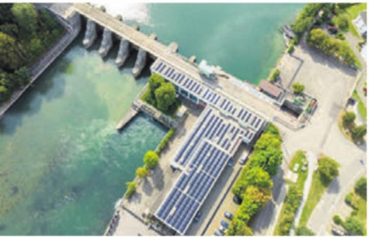 Das Kraftwerk Bremgarten-Zufikon wurde 50-jährig. Bild: zg