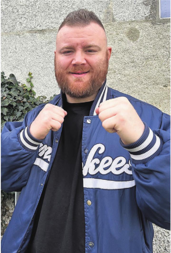 Ein Mann mit Power: Moreno Kacapor. Ein Mann mit Power: Moreno Kacapor.