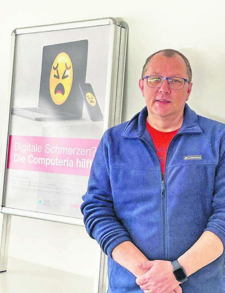 Reto Danuser engagiert sich neu für die «Computeria». Bild: zg