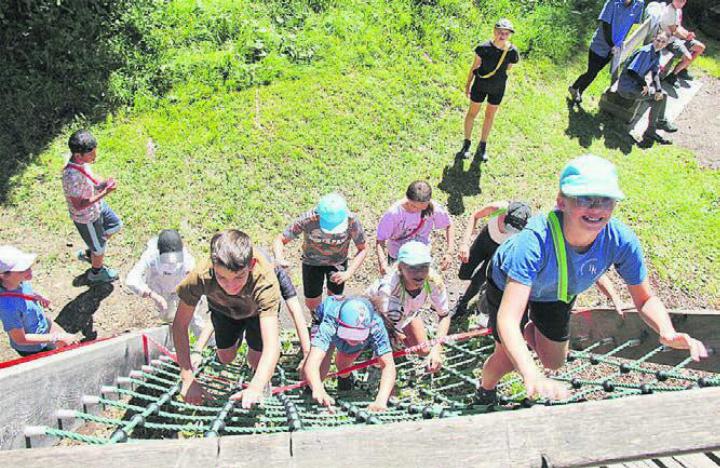 Den Mädchen und Jungs wurde viel Abwechslung, Action und Spass geboten. Bild: zg
