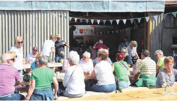 In der «Bluescht-Beiz» herrschte jeweils reger Betrieb.