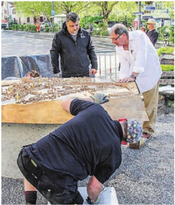 Die Erstellung des Stadtreliefs wird in den Neujahrsblättern beleuchtet. Bild: zg Die Erstellung des Stadtreliefs wird in den Neujahrsblättern beleuchtet. Bild: zg