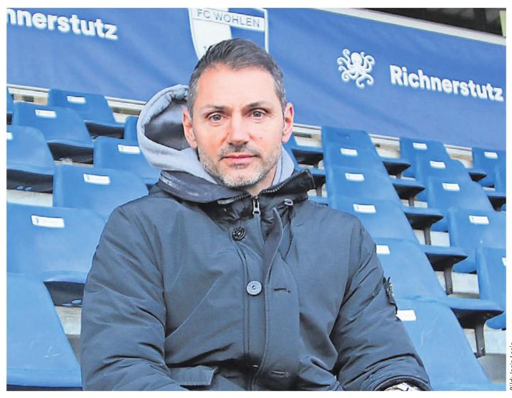 Er ist wieder zurück bei «seinem» FC Wohlen und kann sich gut vorstellen, auch nach der Saison Sportchef zu bleiben: Sergio Colacino.
Bild: Josip Lasic