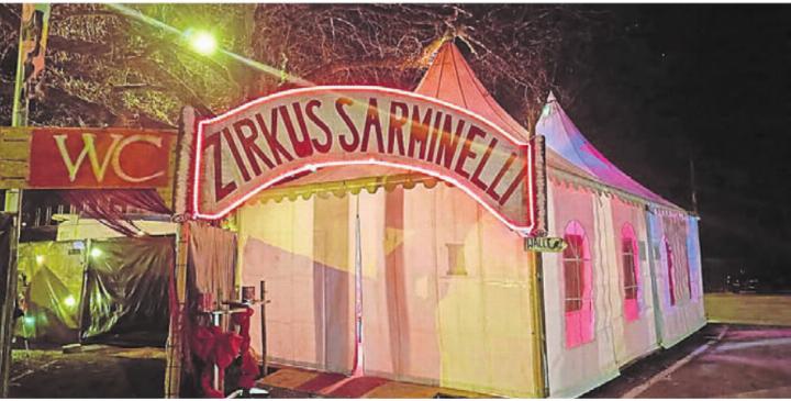 Der Zirkus Sarminelli öffnet seine Manege über die Fasnachtstage. Bild: zg