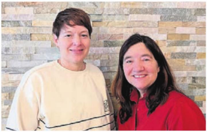 Anita Köchli (l.) und Jacqueline Bedo im Einsatz für «Läbigs Bremgarte». Bild: huy