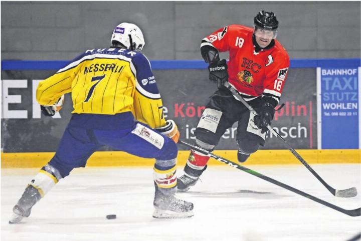 Vier Tore und drei Torbeteiligungen: Patrick Bula (rechts) war bestens aufgelegt.
Bild: awa/Archiv Vier Tore und drei Torbeteiligungen: Patrick Bula (rechts) war bestens aufgelegt.
Bild: awa/Archiv