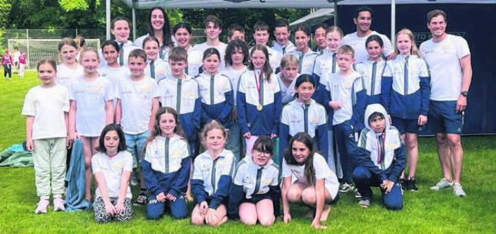 Die Bremgarter errangen zahlreiche Medaillen am Piranha Cup. Bild: zg