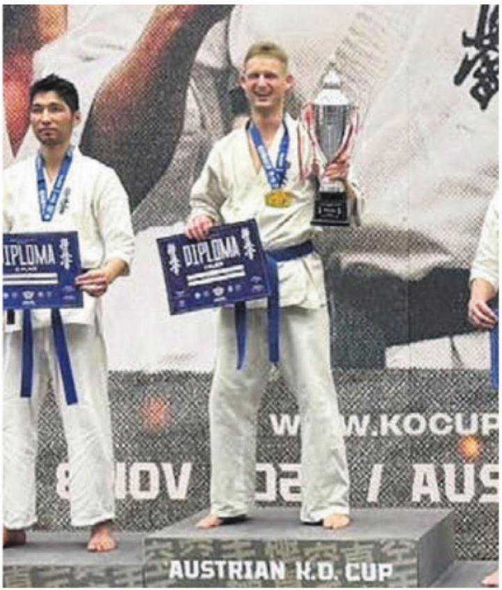 Turniersieg bei Premiere: Marco Imboden vom Karate Club Anglikon. Bild: zg