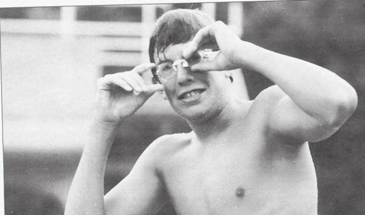 André Koller vom Schwimmclub Region Bremgarten gewann eine Silbermedaille. Bild: Archiv