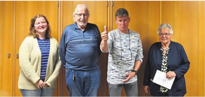 Sie belegten die Spitzenplätze, von links: Annemarie Keusch (5.), Josef Häfliger (1.), Stephan Sidler (2.) und Margrit Sprenger (3.). Es fehlt: Peter Hauenstein (4.). Bild: zg