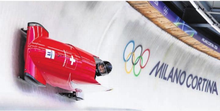 Melanie Hasler beim Monobob-Training an den Olympischen Spielen. In den ersten beiden Läufen konnte sie überzeugen. Bild: Freshfocus