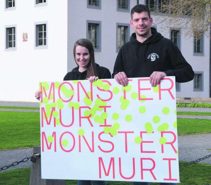 Jetzt sind Sandra Zimmermann und Reto Businger quasi alleine auf dem Klosterhof. Am 8. Februar hoffen sie auf über 2000 Guggen-Mitglieder und viel Publikum am nächsten «Monster».