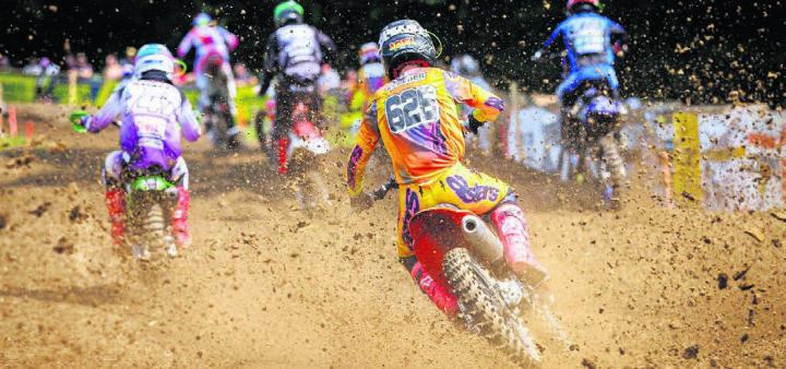 Und Tschüss. Das Motocross Muri verabschiedet sich – bis zum nächsten Jahr. Bild: Simon Huwiler