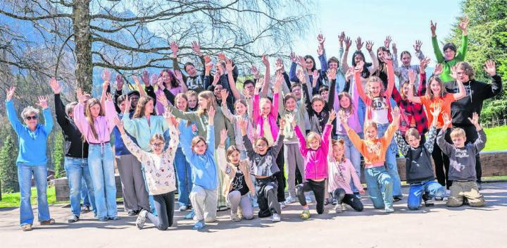 Im Chorlager konnten die Kinder und Jugendlichen nicht nur an Gesangsprojekten feilen, sondern auch einiges erleben. Bild: zg
