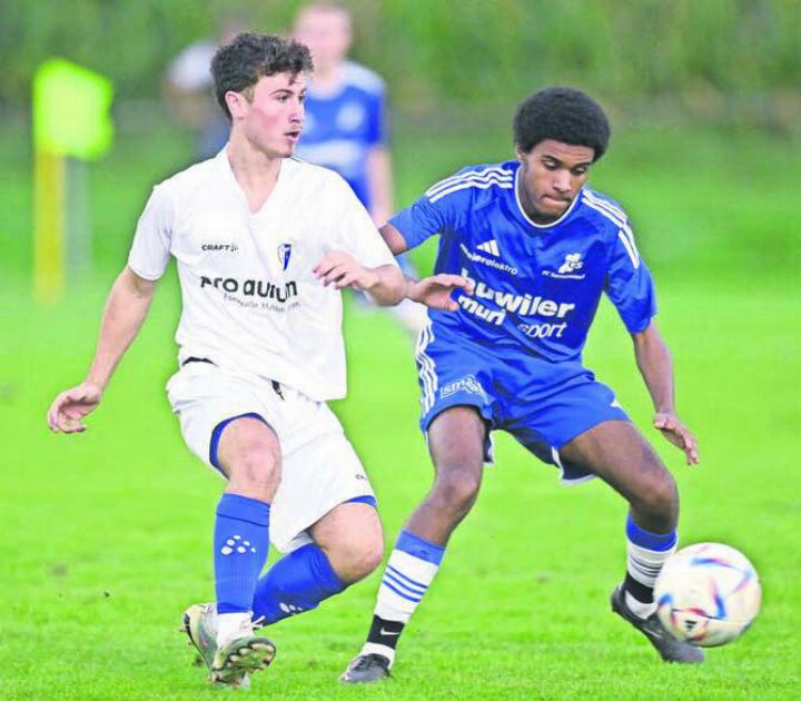Die Wohler U23 soll Spieler wie Sergio Casale (links) an die erste Mannschaft heranführen. Yared Wasem (rechts) und der FC Sarmenstorf wollen die Klasse halten.