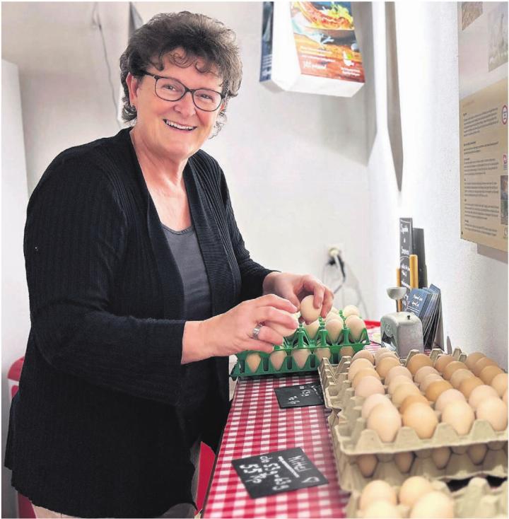 Milly Stöckli hilft im Sodhof-Lädeli mit – künftig wohl noch öfter als in den letzten Jahren. Bild: Annemarie Keusch