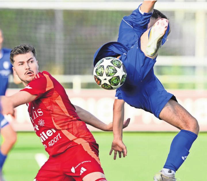 Gentrim Uka ist einer von total 18 Spielern beim FC Muri, die einst beim FC Wohlen spielten. Bild: awa/Archiv