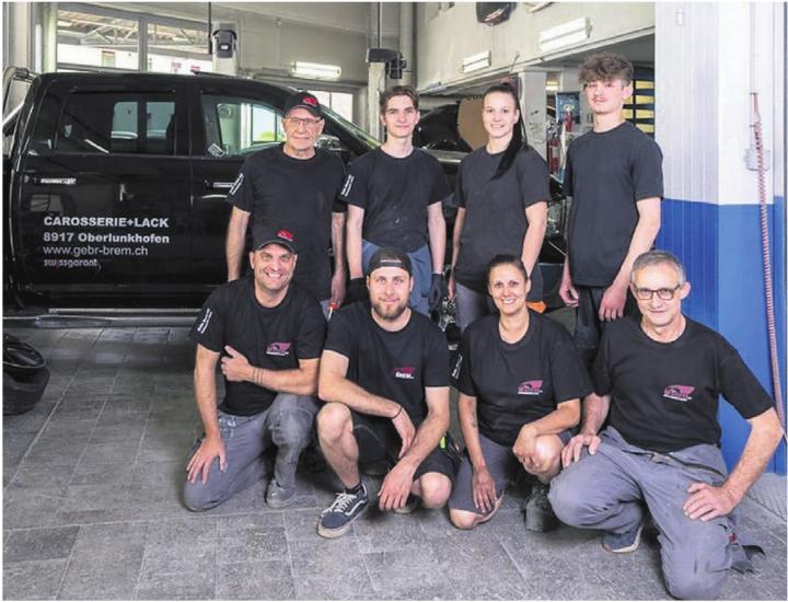 Arthur Brem, Gian, Shania, Joel, Lars, Doriano, Sarah, René.