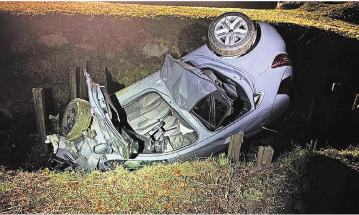 Die Fahrt endete direkt beim Hochwasserrückhaltebecken Schloss. Bild: pz