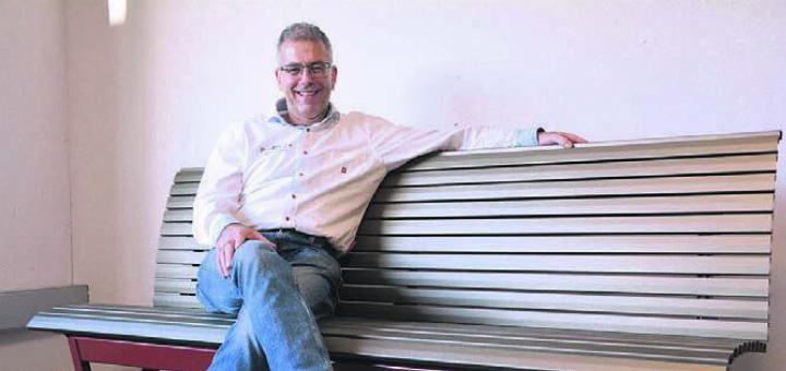 Lange hat Paul Wertli an seiner «perfekten» Sitzbank herumgetüftelt. Bild: sab