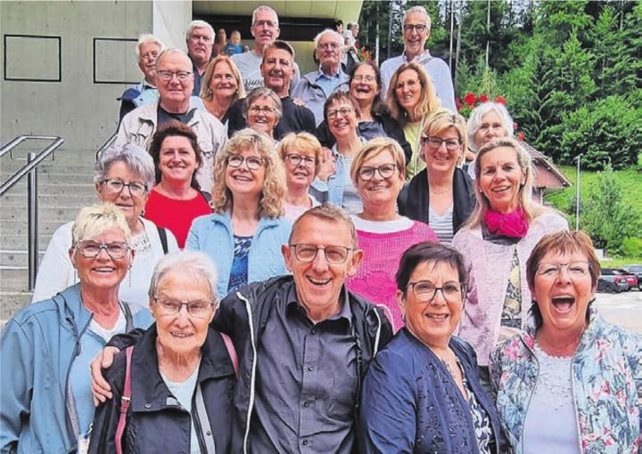 Die Chorleute genossen einen abwechslungsreichen Ausflug. Bild: zg