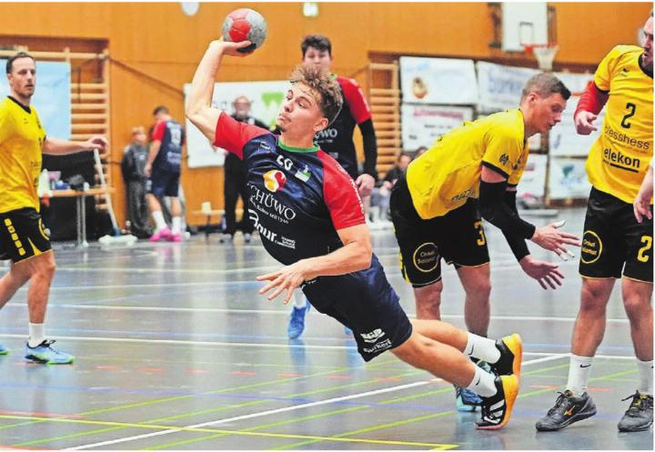 Björn Staubli war mit 10 Treffern bester Torschütze der Freiämter und erzielte auch das entscheidende Tor zum 31:31-Ausgleich. Bild: ch Björn Staubli war mit 10 Treffern bester Torschütze der Freiämter und erzielte auch das entscheidende Tor zum 31:31-Ausgleich. Bild: ch