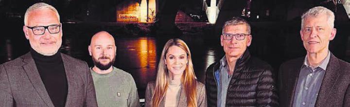 Gesichter der neuen Partei: Peter Werder (Präsident), Martin Spengler, Jenny Gerber, Hans Hubschmid, Kurt Funk (v. l.). Bild: zg