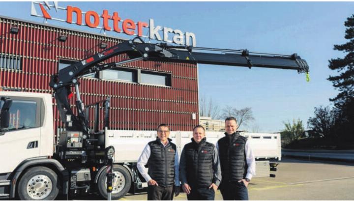 Personell ist die Notterkran AG für die Zukunft aufgestellt. Bild: zg