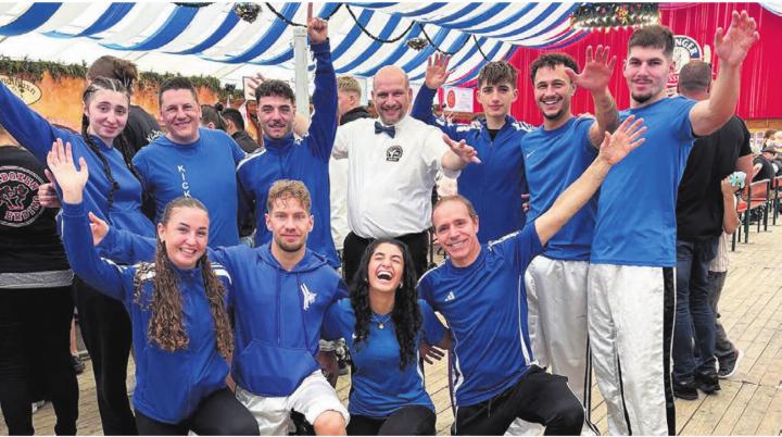 Die Wohler Delegation am Herbstfest in Erding, Deutschland. Bild: zg