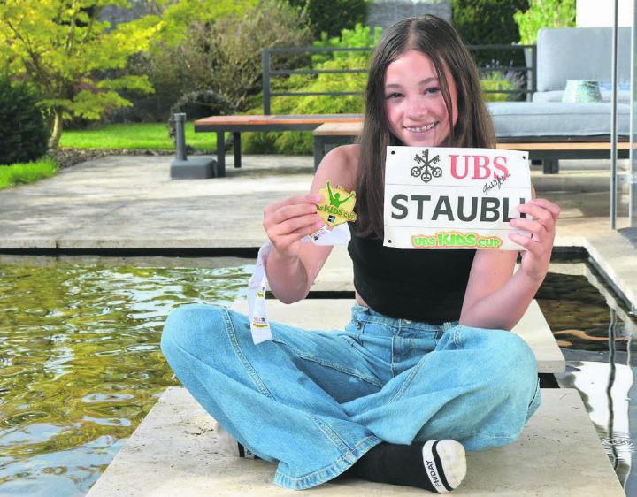 Bilder: Annemarie Keusch / Zu Hause in Muri holt sich Lavinia Staubli die Energie für die Top-Leistungen an Leichtathletik-Wettkämpfen. zg