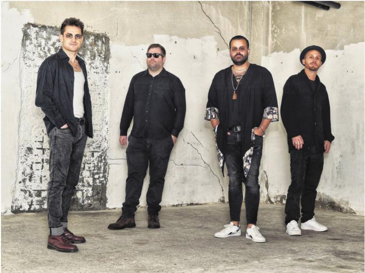Die einheimische Band Lemon Cut freut sich auf das Heimspiel im Kulturwerk Bleichi (v. l.): Alex Stirnemann, Adrian Kressebuch, Patrick Grob, Benedikt Schumacher. Bild: pd