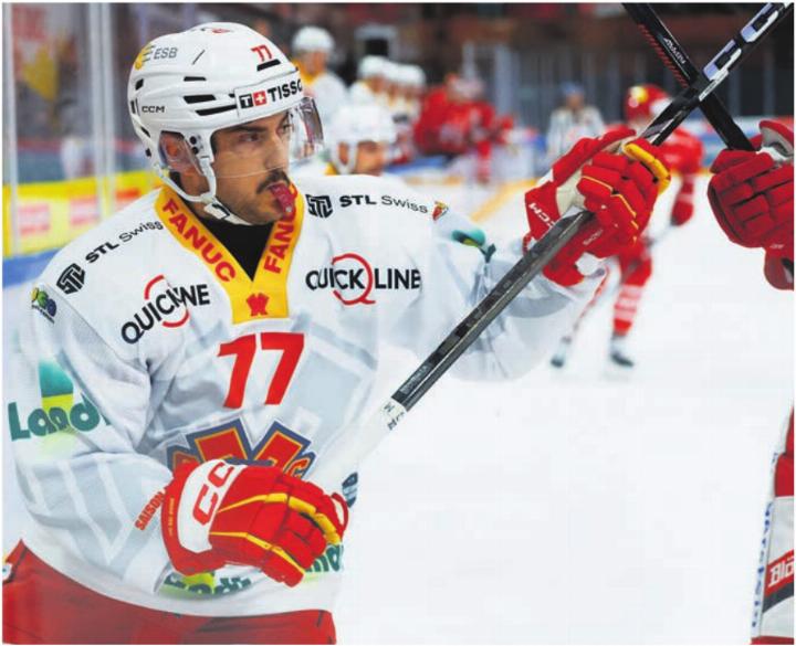 Robin Grossmann am letzten Dienstagabend, als er sein 1000. Spiel absolvierte.