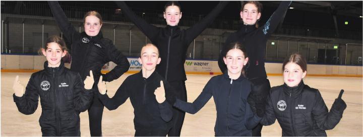 Eine Gruppe des Kaders 1 feilt an der Nummer zu «YMCA» der «Village People». Die Zuschauer dürfen sich auf eine mitreissende Show freuen. Bilder: Monica Rast (1) / zg (1)