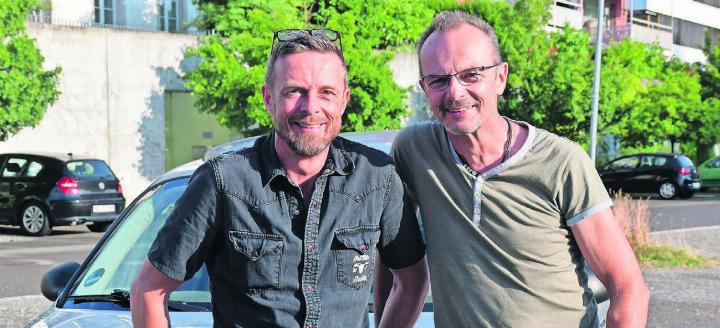 Die Brüder Thomas und Stefan freuen sich auf das Pothole Rodeo. Bild: Monica Rast/ zg