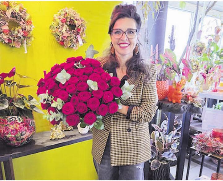 Ramona Huber ist die «Blueme Fee» aus Oberlunkhofen.
Bild: zg