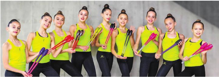 Der Verein Rhythmische Gymnastik Mutschellen freut sich auf viele Besucherinnen und Besucher am 3. internationalen Advents-Cup. Bild: zg